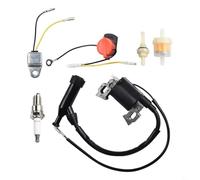 HpLive Bobine d'allumage Magneto pour Honda pour GX200 pour GX120 GX110 GX140 Moteurs, Kit de pièces de rechange avec interrupteur, filtre à carburant et capteur d'huile