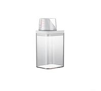 HpLive Boîte de rangement de détergent à lessive avec tasse à mesurer, Stockage de poudre à laver, Conteneur de distributeur de détergent à lessive en plastique, Distributeur de liquide de lavage