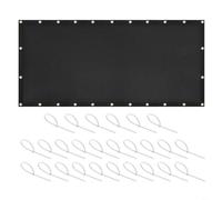 HpLive Bouclier thermique pour barbecue, tapis de protection incendie, mur de protection du barbecue : protection résistante à la chaleur pour balustrade de balcon et clôtures, oléophobe et facile à