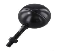 HpLive Boule de mât de drapeau en aluminium, pointe de mât de drapeau, boule décorative, décoration de jardin extérieure, résistante aux intempéries et durable, montage facile sans outil, 7,6 cm de