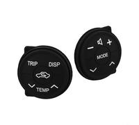 HpLive Bouton de commande au volant compatible avec Toyota Prius 30 XW30 série précédente - En plastique ABS - Noir
