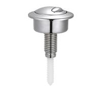 HpLive Bouton de réservoir de WC à double chasse - Bouton poussoir de rechange pour Siamp, convient pour Optima 49 et Twyford | Bouton poussoir fermé au design à double chasse