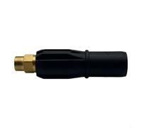 HpLive Buse de nettoyeur haute pression en laiton jet éventail mousse auto-amorçante raccord G1/4 cuivre durable design pour lavage de véhicules, nettoyage de cour, répartition efficace de la mousse