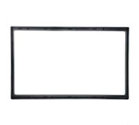 HpLive Cadre de montage d'autoradio 2DIN pour grand écran de 7 pouces - Cache en plastique ABS pour autoradio DVD GPS - Montage sur tableau de bord - Noir
