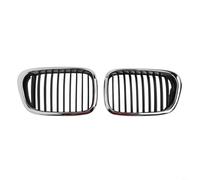 HpLive Calandre avant chromée noire pour E39 1997-2003 pour 525i pour 528i pour 530i pour 540i pour M5, OEM 51137005837 51137005838 (paire)