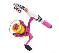HpLive Canne à pêche télescopique portable de 1,2 m, design léger en métal EVA avec poignée antidérapante, idéale pour la pêche en mer et sur les rives, sac compact, transmission forte des morsures