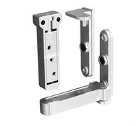 HpLive Charnière réglable, charnière de porte supérieure et inférieure, système de bande réglable pour portes intérieures et portes d'armoires avec contrôle précis des fentes et montage facile sans