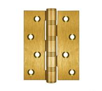 HpLive Charnières pliantes, charnière de porte en acier inoxydable 4 pouces avec roulement à billes, charnières résistantes à la rouille pour portes intérieures et extérieures, 10 x 4,5 cm (acier
