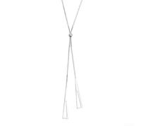 HpLive Collier en alliage argenté - 41-50 cm - Design élégant | Design à pompons, argenté pour l'aspect, réglable de 41 à 50 cm, alliage léger, look tendance