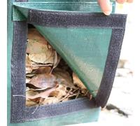 HpLive Composteur de jardin, bac à compost avec couvercle, sac d'élimination des déchets réutilisable pour l'extérieur, collecteur de déchets organiques pour déchets de cuisine et de jardin (vert, 35