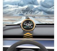 HpLive Compteur de vitesse tête haute de voiture avec détection de mouvement pour tableau de bord Model Y/3 Affichage numérique (B)