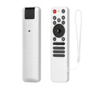 HpLive Coque en silicone pour télécommande série LG MR25GA 2025 TV C5/B5/G5/M5, coque de protection antidérapante avec poignée texturée et découpes précises (blanc)