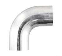 HpLive Coude en acier inoxydable - Courbure à 90 ° - En acier inoxydable - Tube poli à 90° - 51 mm