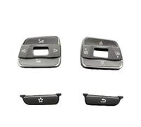 HpLive Couvercle de bouton de commande au volant en plastique pour Passat Travel Edition 2011-2015, compatible avec Sharan, Maitway, EOS, Golf Plus, protège contre les rayures et l'usure