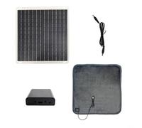 HpLive Couverture chauffante électrique, 10 W 5 V, couverture chauffante solaire, couverture douillette électrique, coussin chauffant photovoltaïque pour animaux de compagnie, camping