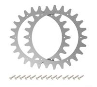 HpLive Crampons pour tondeuse robot McCulloch - Pointes tout-terrain pour R600 R800 R1000 - Traction et maniabilité améliorées - Installation facile, avec 2 pointes, 14 vis
