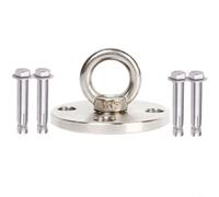 HpLive Crochet de plafond pour charges lourdes, en acier inoxydable, pour fauteuil suspendu avec anneau de transport, pivotant à 360 °, charge maximale : 250 kg, pour montage mural et au plafond