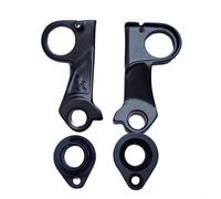 HpLive Crochets de dérailleur de vélo en aluminium pour Cube Reaction - Dropout de rechange avec vis M12 x 10 pour VTT et vélo de route - Noir