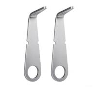 HpLive Démontage Sonnette Ring 2pcs Acier Inoxydable Démontage Sonnette