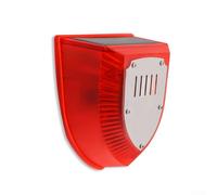 HpLive Détecteur de mouvement extérieur - Chien de garde électronique - Détecteur de mouvement solaire extérieur - Alarme LED - Clignotant - 129 dB - Pour la maison, la ferme (induction)