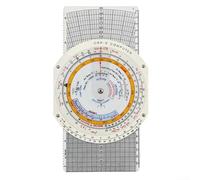 HpLive E6B E6B Calculatrice de navigation avec calculateur vectoriel pour élèves de vol Planification de vol Correction du vent Calcul (E6B-P5)