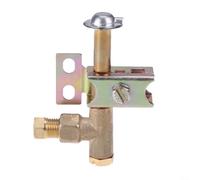HpLive Électrode d'allumage en acier inoxydable, support de brûleur, accessoire d'allumage au gaz pour cheminée et four, flamme unilatérale pour plus de sécurité, montage encastré pour un aspect