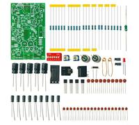 HpLive Émetteur FM, PLL, kit de soudure pour audio DIY, kit de construction électronique avec amplificateur de microphone et transmission HiFi, carte verte 76 x 47 mm, PC et consoles de jeux,