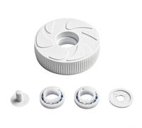 HpLive Ensemble de poulies de nettoyage de piscine en plastique ABS résistant avec 1 poulie, 2 roulements à billes, 1 joint, 1 vis, pour Polaris