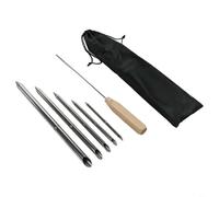 HpLive Ensemble d'outils d'épissage de corde, kit d'aiguilles d'épissure pour, kit d'outils de 5 pièces pour laisses de treuil, connexions à œillets précises, poignée coulissante ergonomique, 5