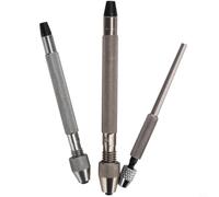 HpLive Ensemble pour perceuse Montreur 3PCS Moletée Précision Ensemble | 3 modèles variés, moletée, grip sécurisé, contrôle pour précis, réparation montre
