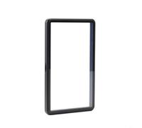 HpLive Étui de protection pour PSA en alliage d'aluminium et verre trempé, taille compacte 14,2 × 8 × 1 cm, design élégant (noir)