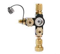HpLive Extracteur d'inserts de valve 1/4" avec fenêtre en laiton et acier inoxydable, poignée antidérapante, compatible avec les systèmes HVAC et Mini Split, outil précis pour un entretien efficace