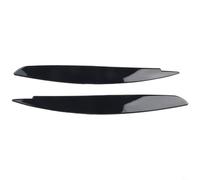 HpLive Façade de phare, sourcils en plastique noir pour BMW Série 1 E87 E88 E81 E82 Paupières Sourcils 2008-13 Phare Décoration Accessoires de protection