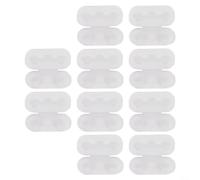 HpLive Fermeture à perles transparentes Volets roulants verticaux Connecteur de chaîne Accessoires en plastique pour chaînes de traction de rideau, ventilateur de plafond, lampe de table et stores 4,5