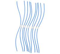 HpLive Fil de Débroussailleuse Nylon 2,4 Mm X 30 Cm Remplacement Pour Black & Decker ART 30 F016800182 GL680 GL685 GL686 GL687 GL690 Bobine Extra pour Forte 10 Pièces