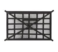 HpLive Filet de toit de voiture 90 x 65 cm en polyester avec sangles croisées réglables, grande poche zippée et construction en maille respirante, convient pour SUV et camionnettes