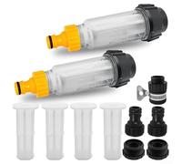 HpLive Filtre à eau, tuyau d'arrosage, filtre à eau, kit de filtre à eau, tuyau d'arrosage pour nettoyeur haute pression, camping-car, pompe de jardin
