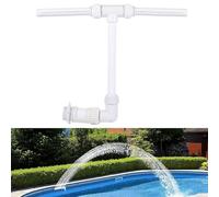 HpLive Fontaine à eau Dual Spray réglable Piscine Cascade Fontaine Cascade Pulvérisateur pour piscine hors sol et souterraine