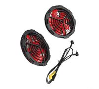 HpLive Gilet de refroidissement, gilet de climatisation, ventilateur portable, vêtements pour travail en plein air, ventilateur électrique 21 V avec niveaux réglables, boîtier en plastique léger 10,5
