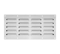 HpLive Grille d'aération pour barbecue, grille d'aération en acier inoxydable 304 pour accessoires de barbecue, foyers en briques et cuisines extérieures, rectangulaire 34,3 x 13,3 cm