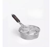 HpLive Grille-grain de café, filet à main éteint, design trèfle, outil de torréfaction précis pour la maison et les cafés, répartition uniforme de la chaleur, poignée en bois ergonomique, plus durable