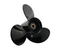 HpLive Hélice bateau en aluminium 3 lames 9-1/4 x 9" 14 dents compatible avec MERCURY pour MARINER pour TOHATSU pour hors-bord Nissan 9.9-20HP Rotation à droite Pièce de rechange 48-897750A11