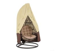 HpLive Housse de fauteuil flottant Oxford 210D - Imperméable - Protection UV - Pour meubles de jardin d'extérieur - Fauteuil suspendu - Forme coquille d'œuf - 115 x 190 cm - 115 x 190 cm