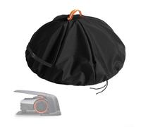 HpLive Housse de protection étanche pour tondeuse à gazon en tissu Oxford 210D avec protection UV et sangle de vent, pour i105E/i108E, noir (83 x 62 x 43 cm)