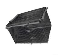 HpLive Housse de protection pour chien en tissu Oxford 420D - Protection contre la poussière et les intempéries - Noir - 125 × 77 × 81 cm