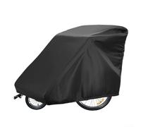 HpLive Housse de protection pour remorque de vélo en tissu Oxford 420D avec revêtement PU, imperméable, résistant aux UV, coupe-vent, noir (420D : 140 x 84 x 99 cm)