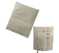 HpLive Housse isolante pour robinet d'hiver Oxford 600D, étanche, anti-gel, avec fermeture réglable et antivol, 63 x 77 cm