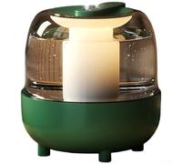 HpLive Humidificateur d'air silencieux 4 l avec forte brume pour bureau ou chambre à coucher, écran numérique et aromathérapie, double fonction de pulvérisation (4 l, vert)