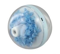 HpLive Humidificateur de fleurs - 270 ml - Nébuliseur avec veilleuse blanche chaude - Diffuseur d'arômes compact pour chambre à coucher (bleu)