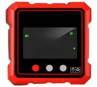 HpLive Inclinomètre numérique, inclinomètre, niveau à bulle de précision avec protection IP54, base magnétique puissante, précision ± 0,1°, écran LCD, ABS et alliage d'aluminium